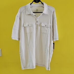 Ecoths Cotton Men's White Shirt